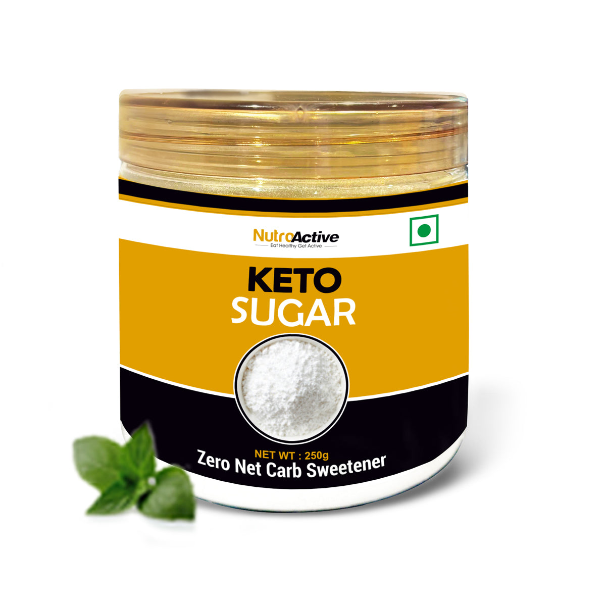 NutroActive Keto Sugar Zero Carb Sweetener 100% Sugar Free- 250g
