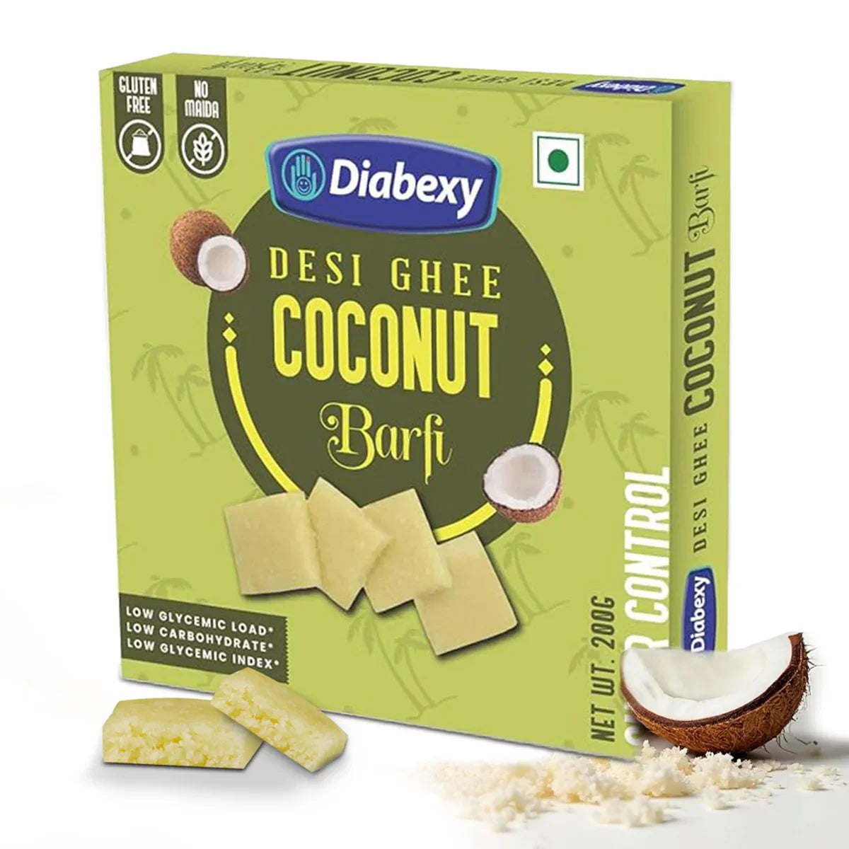 diabexy desi ghee coconut barfi