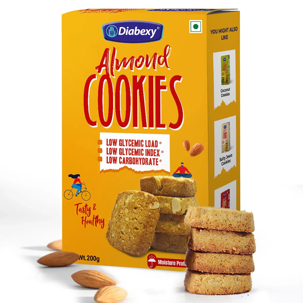 Diabexy Sugar-Free Almond Cookies - 200g