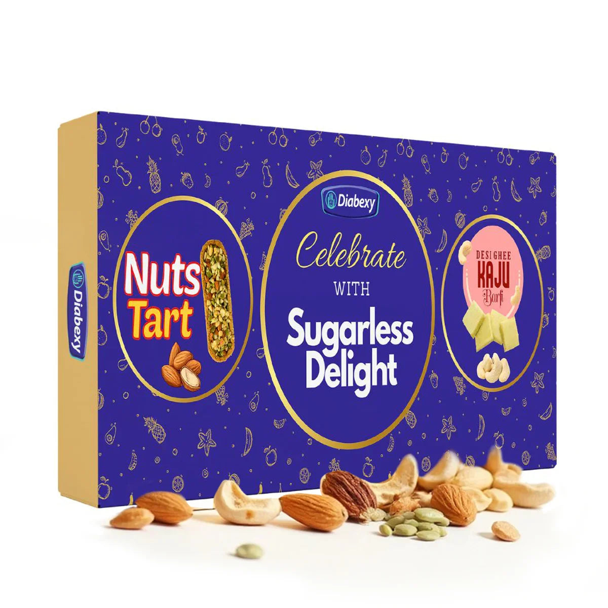 Diabexy Sweet Gift Pack Combo (Kaju Barfi & Nuts Tart)