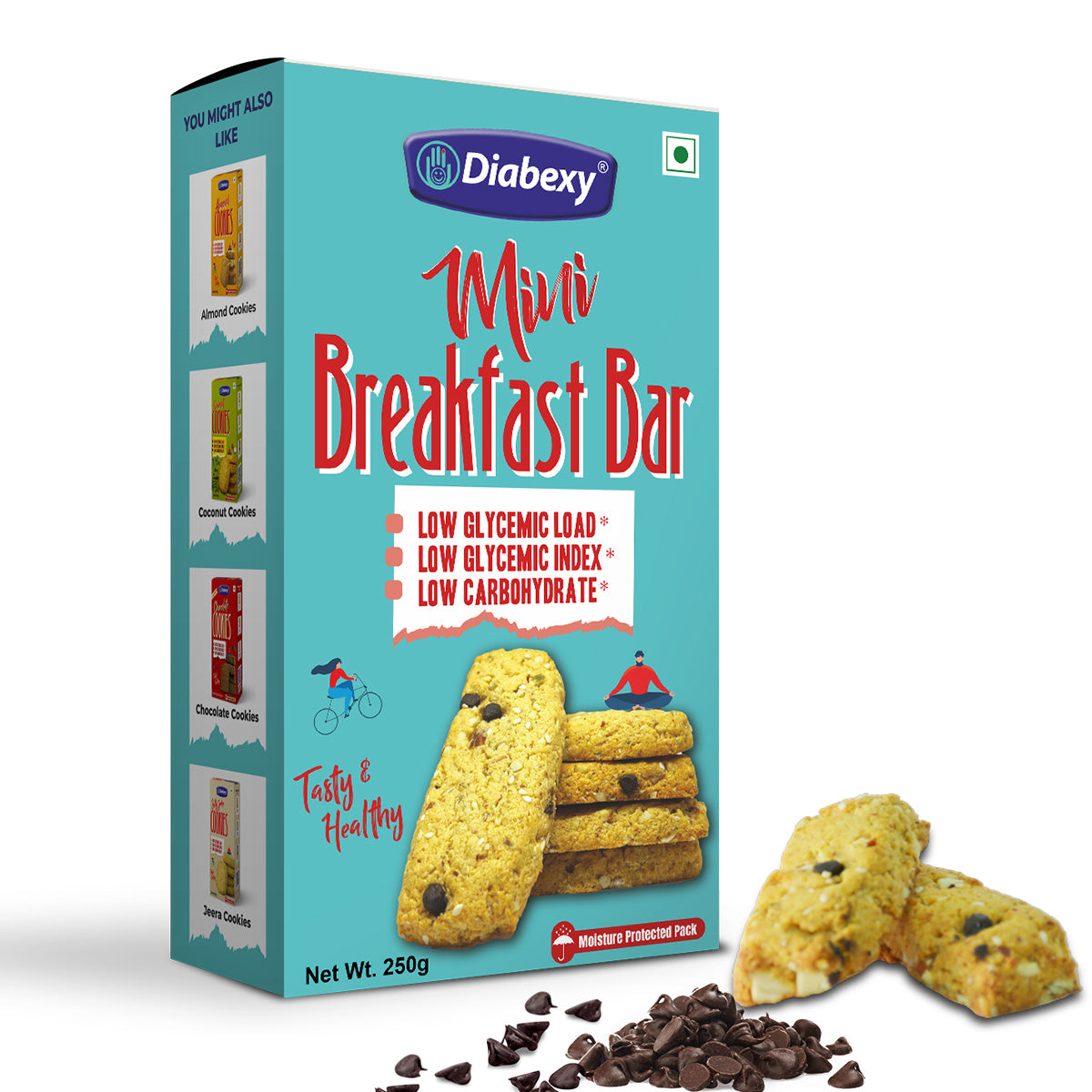 Diabexy Mini Breakfast Bar - 250g