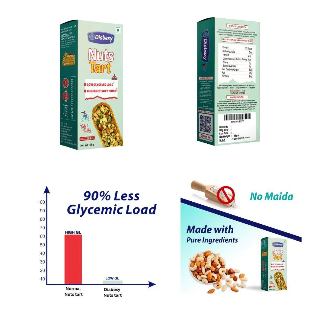 Diabexy nuts tart second sweets for the raksha bandhan gift pack
