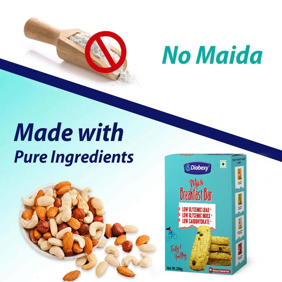Diabexy Mini Breakfast Bar - 200g