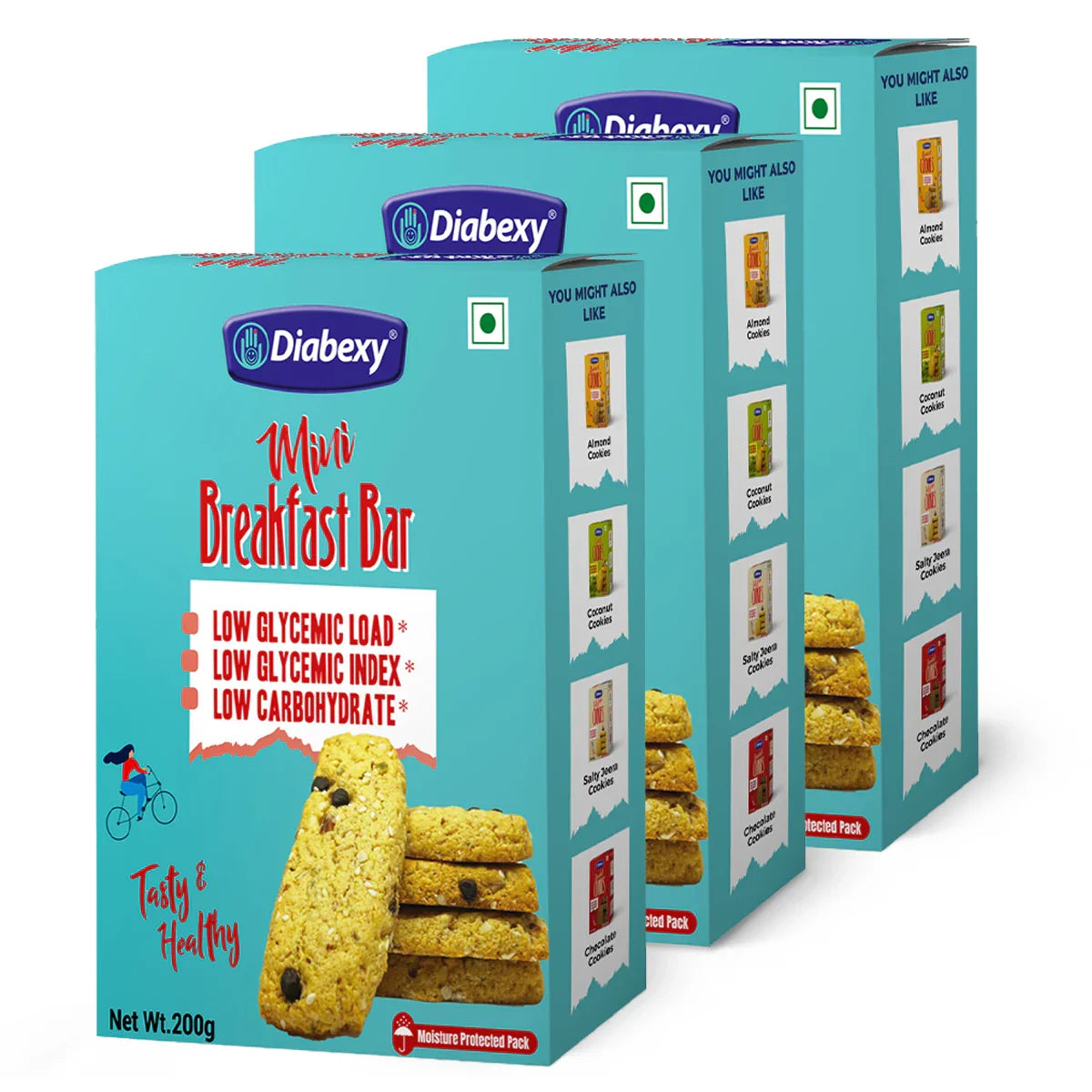 Diabexy Mini Breakfast Bar - 200g