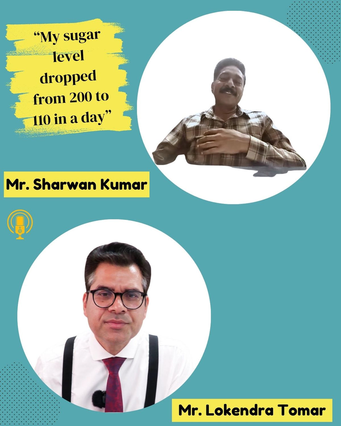 My sugar level dropped  from 200 to 110 in a day - Review by Mr. Sharwan Kumar