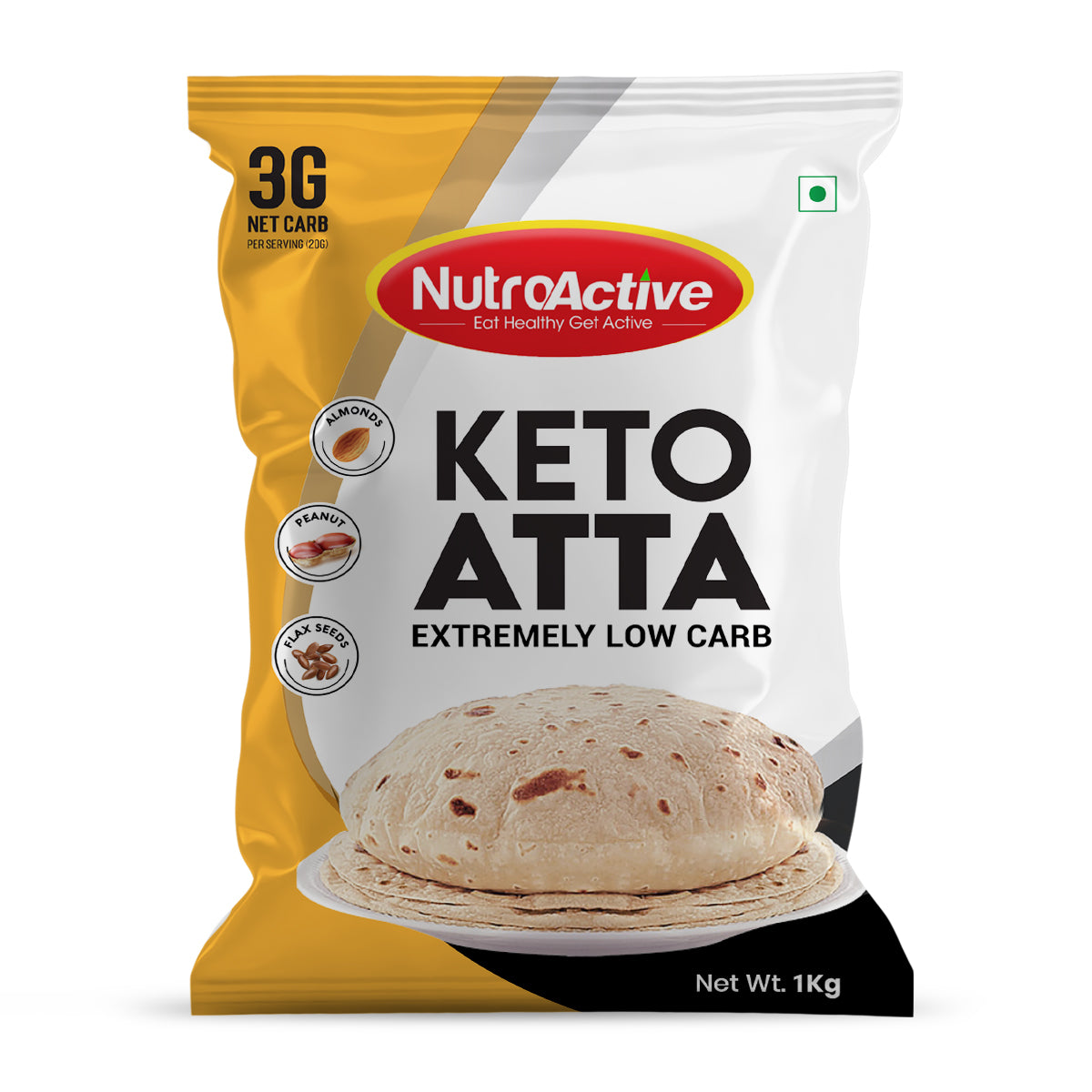 NutroActive Low Carb Keto Atta for Weight Loss | High Protein