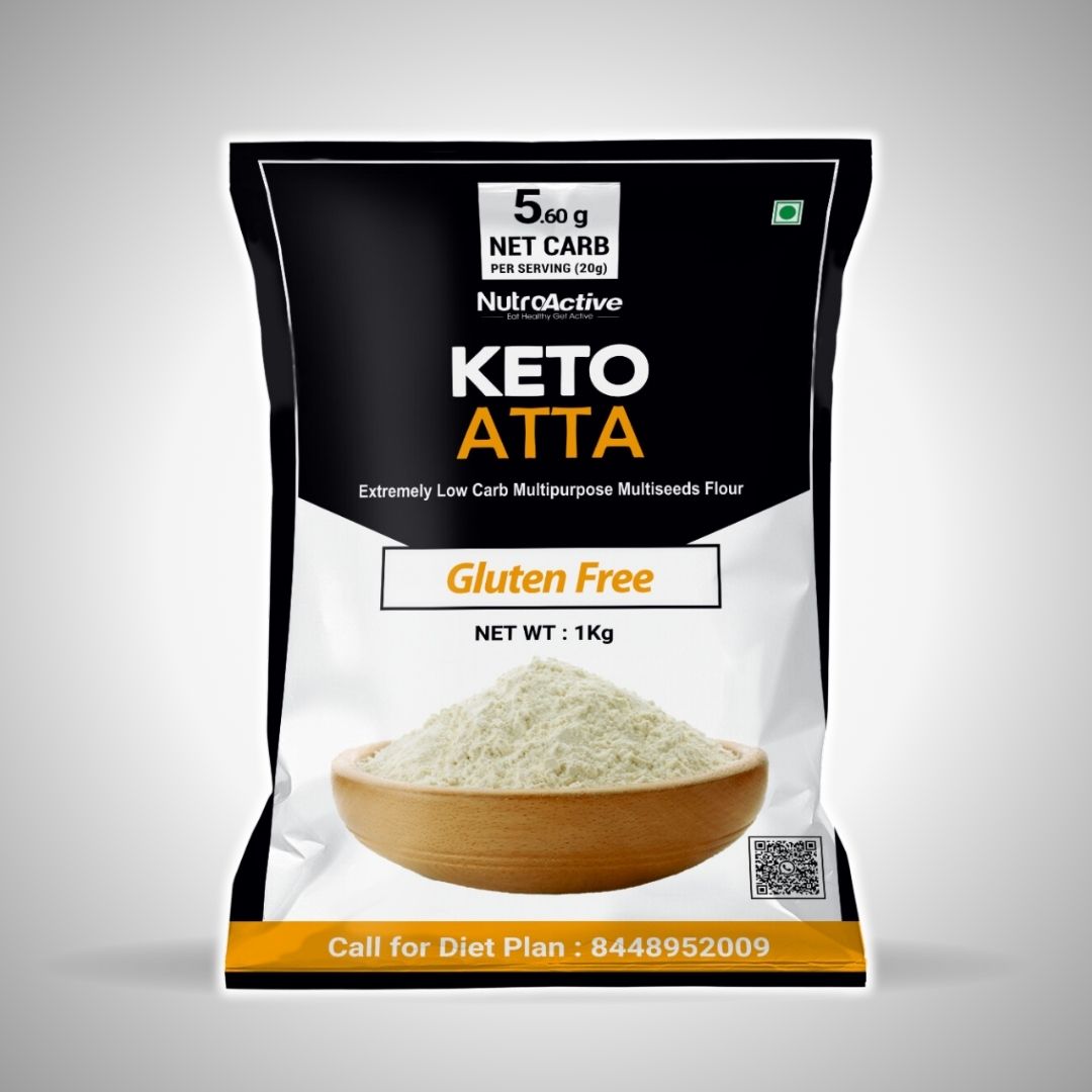 NutroActive Keto Atta Gluten Free Ultra Low Carb Flour - 1kg