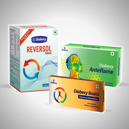 Diabexy Supplements Combo (Reversol, Basics, Anteflame)