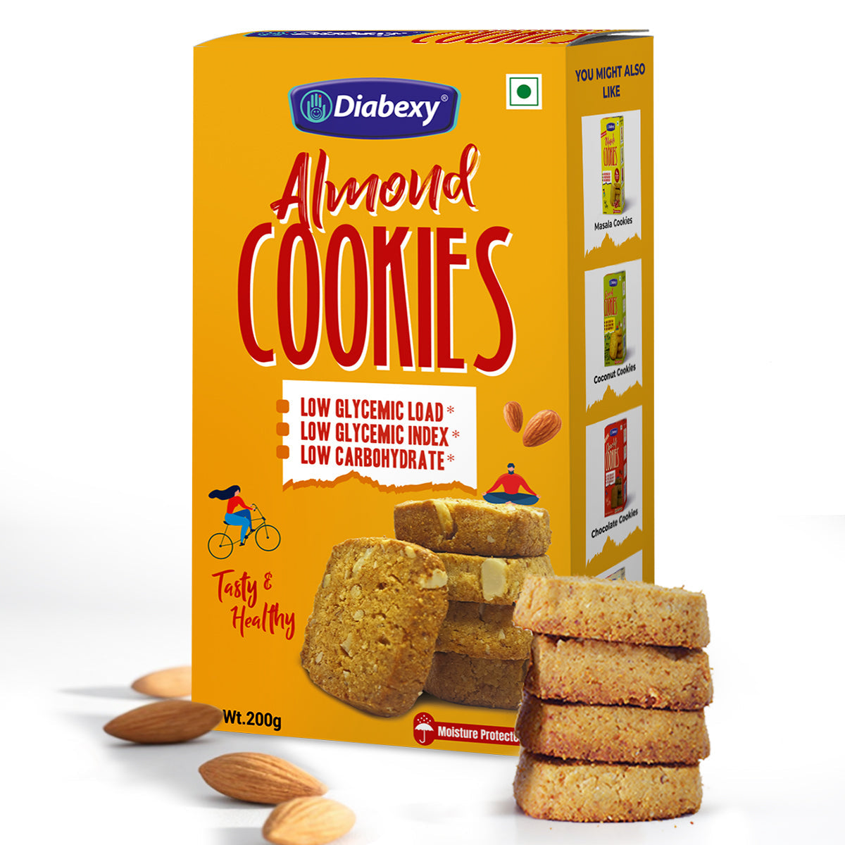 🎁 Diabexy Sugar-Free Almond Cookies - 200g (100% off)