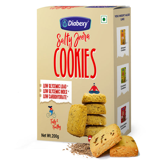 Diabexy Jeera Cookies Salted - 200g