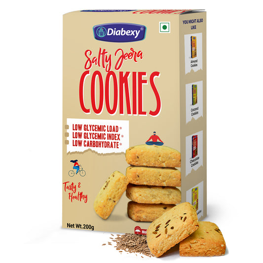 Diabexy Jeera Cookies Salted - 200g