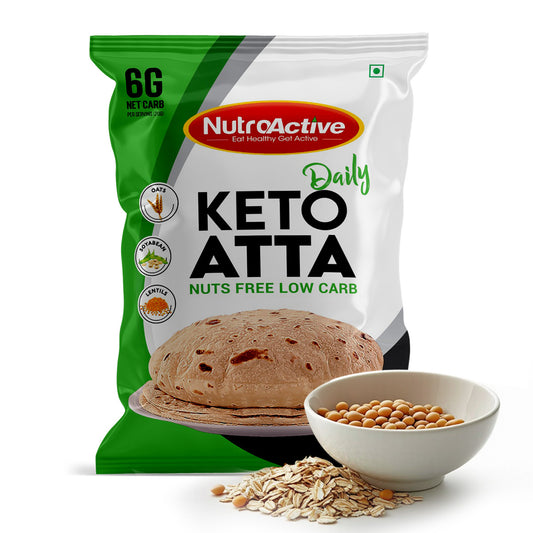 NutroActive Keto Atta Daily | Nuts Free Low Carb Atta