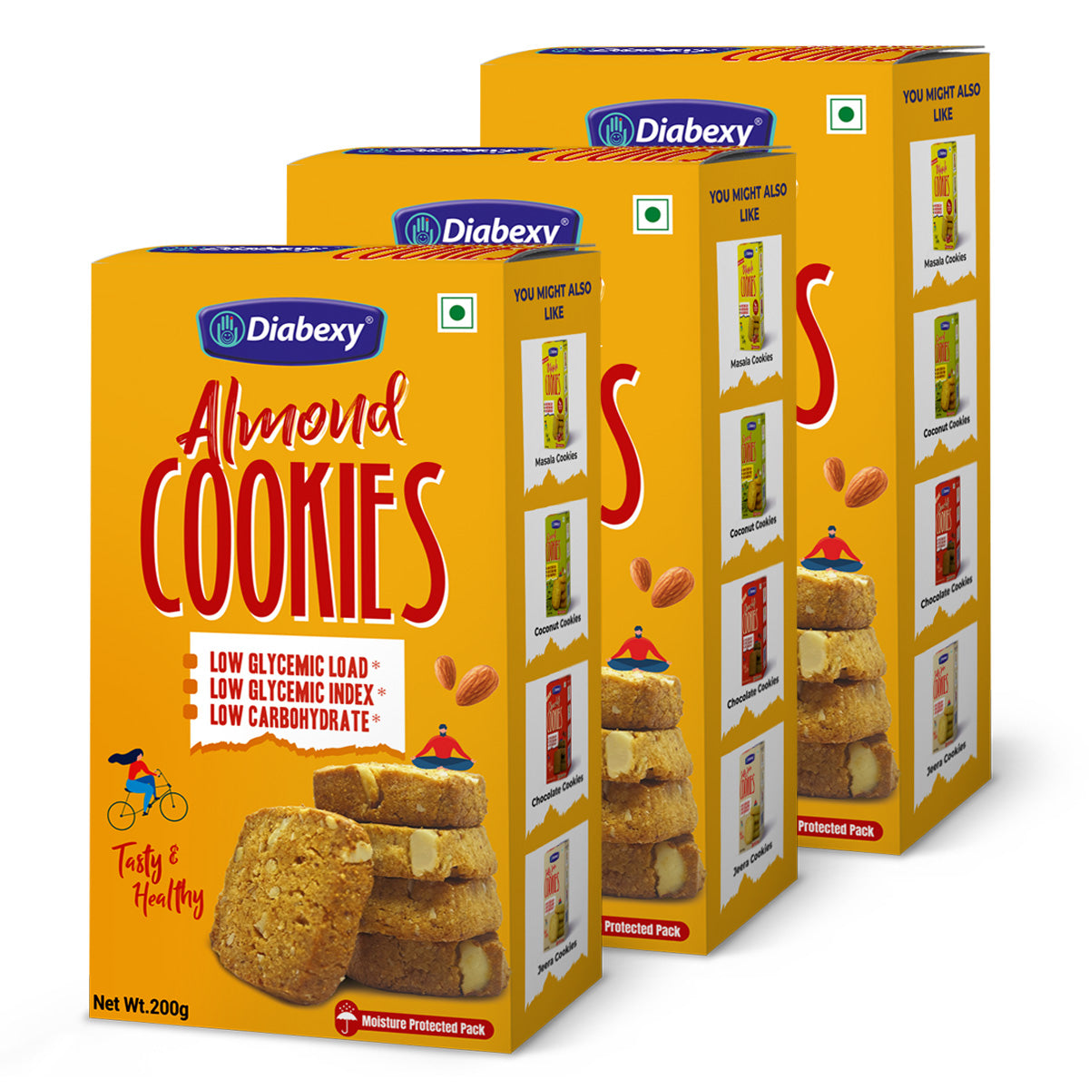 Diabexy Sugar-Free Almond Cookies - 200g