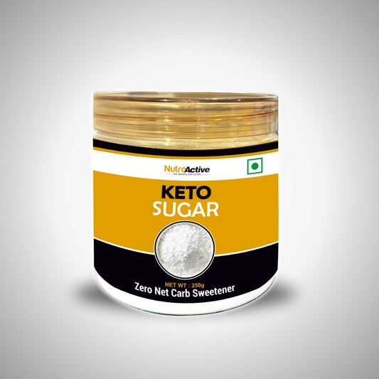 NutroActive Keto Sugar Zero Carb Sweetener 100% Sugar Free- 250g