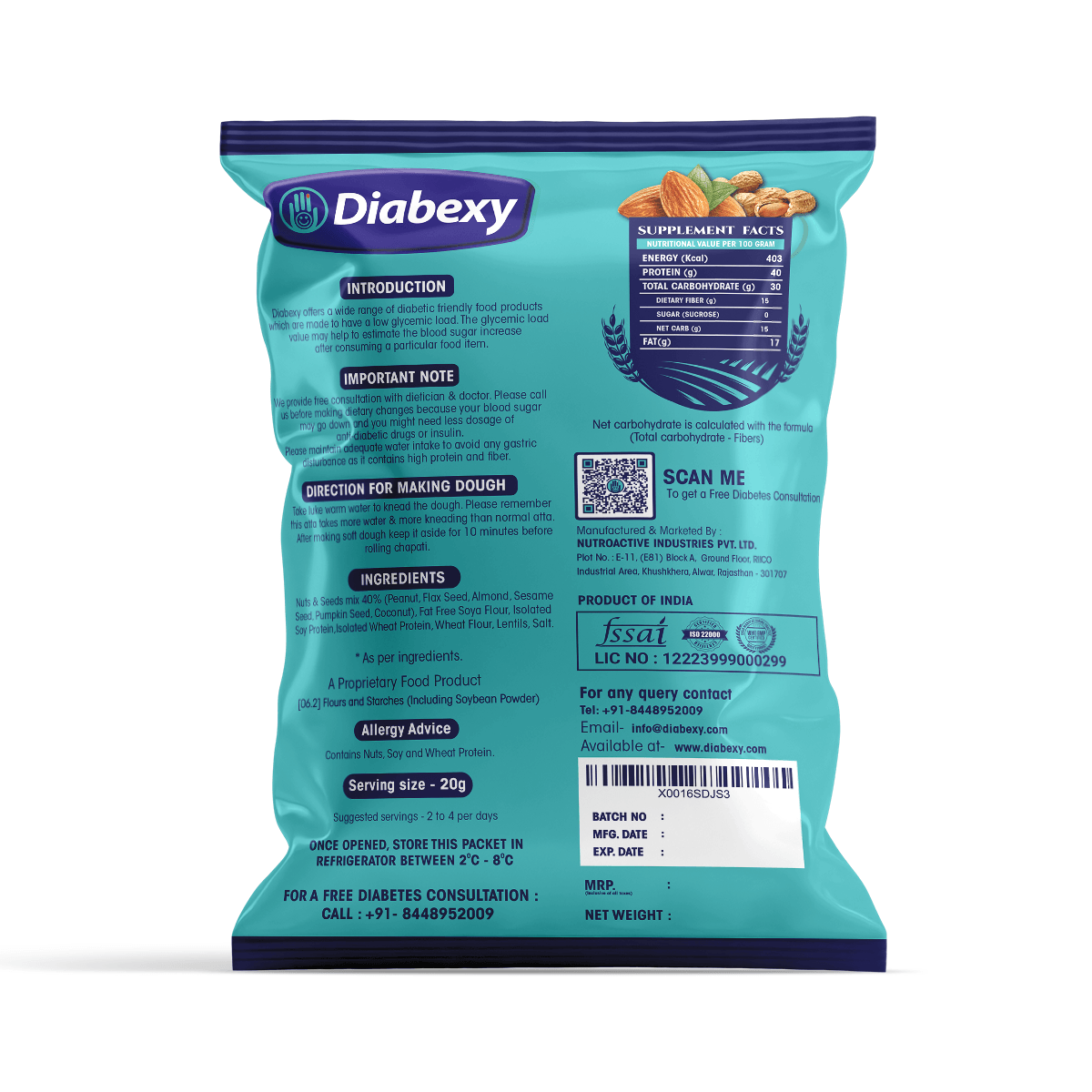Diabexy Atta for Sugar Control - Diabexy