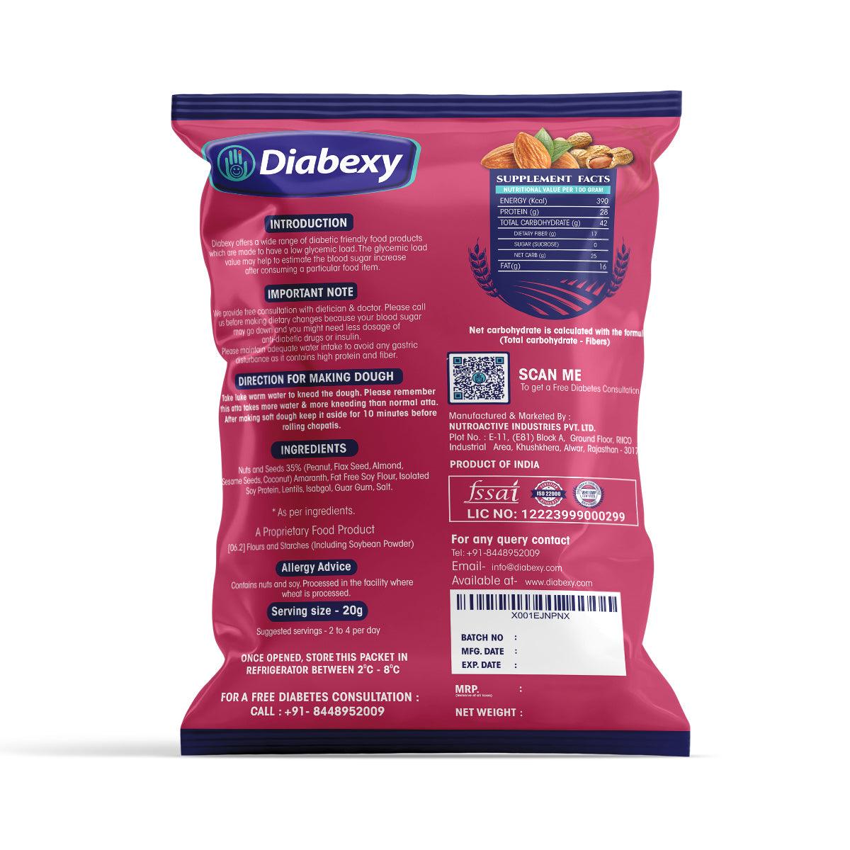 Diabexy Sugar Control Atta Gluten Free - Diabexy