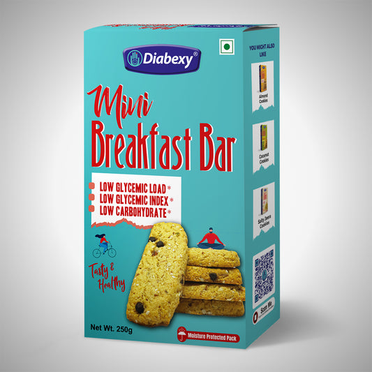 Diabexy Mini Breakfast Bar - 250g