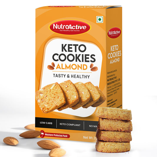 NutroActive Keto Almond Cookies- 200g