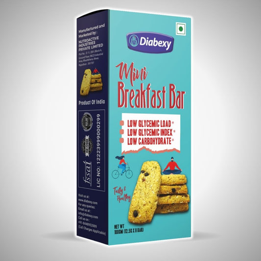Diabexy Mini Breakfast Bar - 100 gm