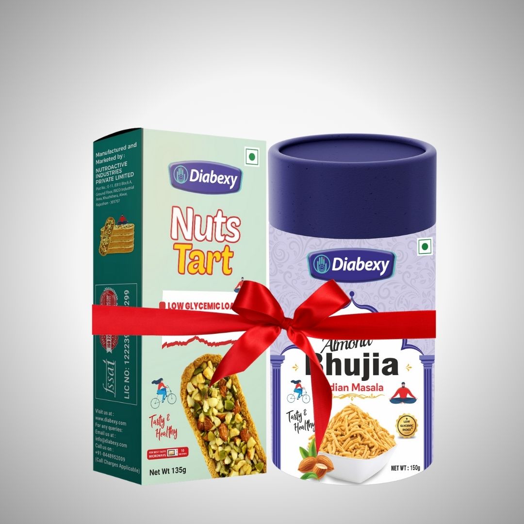 Diabexy Nuts Tart And Almond Bhujia Combo Pack
