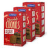 pack of  3 chocolate cookies