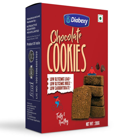 Diabexy Chocolate Cookies - 200 gm - Diabexy